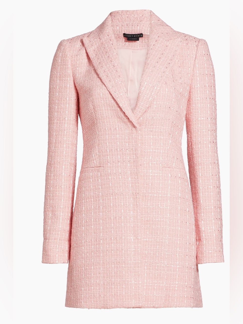 Alice + Olivia Pink Tweed Mini Dress - Picture 2 of 2